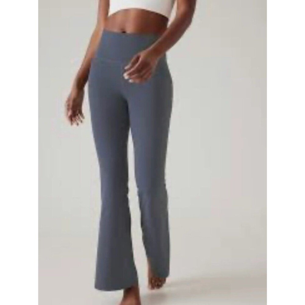 Athleta Blue Salutation Stash Flare Pant Size Medium Tall